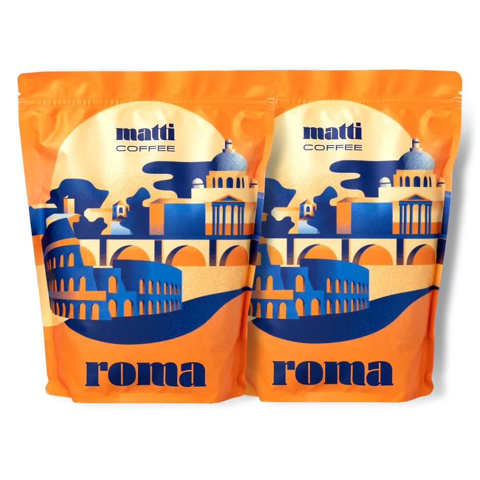 Zestaw kawa roma 2x1000g